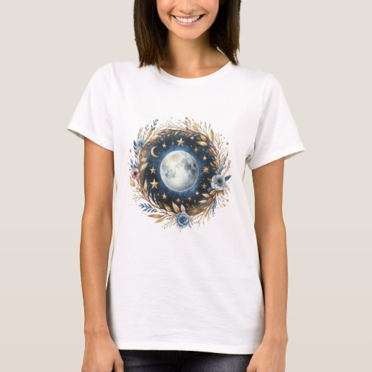 Boho Full Moon T-shirt (Voorkant)