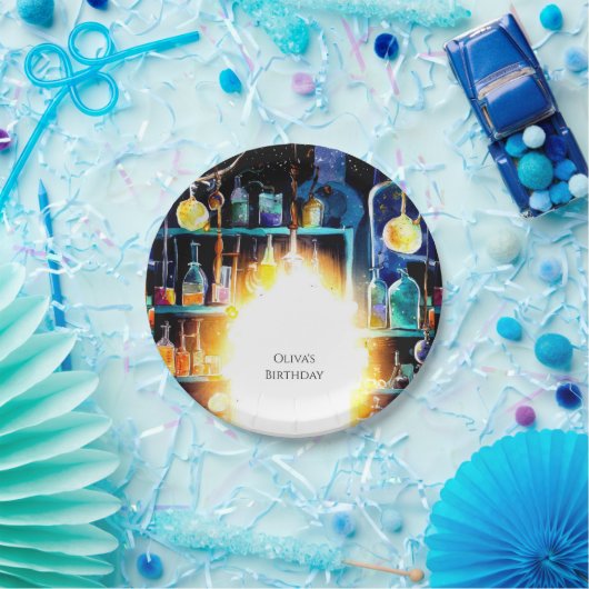 Boho Fun Chemie Wetenschapper Verjaardag Papieren Bordje (Feest)