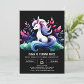 Boho Fun Horse Verjaardag Kaart (Staand voorkant)