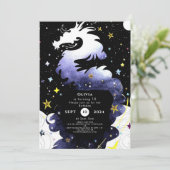 Boho Fun Magic Dragon Verjaardag Kaart (Staand voorkant)