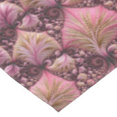 Boho Funky Eclectisch Roze Zwart Abstract Fractal Tafelkleed (Gekanteld)