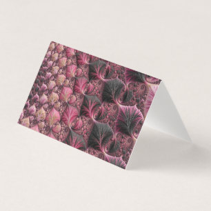 Boho Funky Eclectische Roze Zwarte Abstracte Fract Kaart