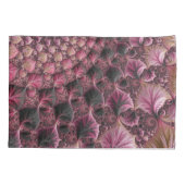 Boho Funky Eclectische Roze Zwarte Abstracte Fract Kussensloop (Achterkant-Links)