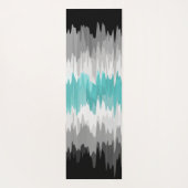 Boho Funky Golvende Abstracte Libramaculiene Vlag Yogamat (Achterkant)
