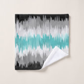 Boho Funky Golvende Abstracte Libramannelijke Prid Bad Handdoek (Wasdoekje)