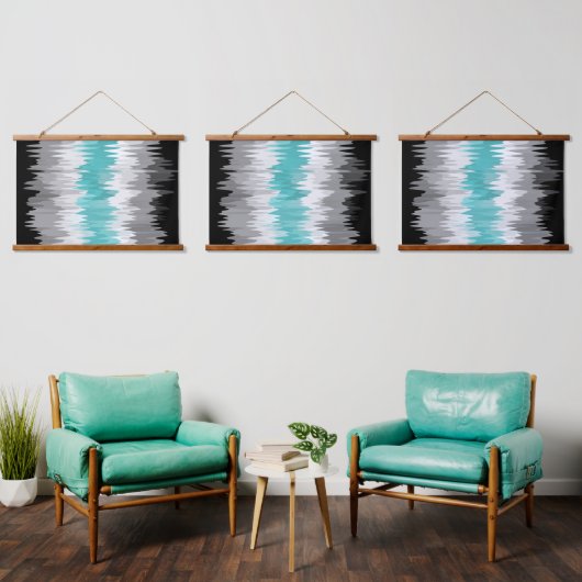 Boho Funky Golvende Abstracte Libramannelijke Vlag Hangend Wandkleed (Woonkamer)