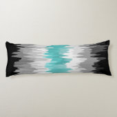 Boho Funky Golvende Abstracte Libramannelijke Vlag Lichaamskussen (Achterkant)