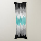 Boho Funky Golvende Abstracte Libramannelijke Vlag Lichaamskussen (Voorkant Verticaal)