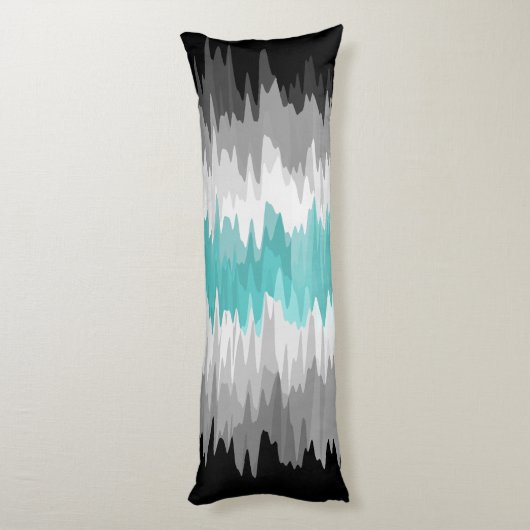 Boho Funky Golvende Abstracte Libramannelijke Vlag Lichaamskussen (Achterkant (Verticaal))