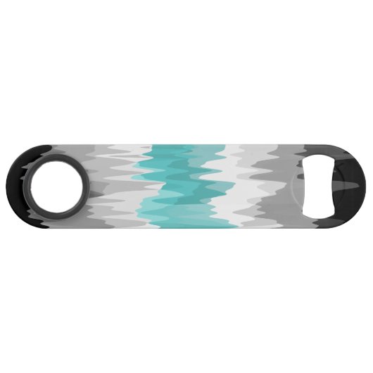 Boho Funky Golvende Abstracte Libramannelijke Vlag Speed Flessenopener (Voorkant (Horizontaal))