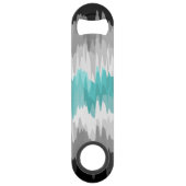 Boho Funky Golvende Abstracte Libramannelijke Vlag Speed Flessenopener (Achterkant)