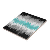 Boho Funky Golvende Abstracte Libramannelijke Vlag Tegeltje (Zijkant)