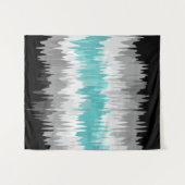Boho Funky Golvende Abstracte Libramannelijke Vlag Wandkleed (Voorkant (horizontaal))