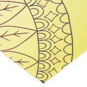 Boho Funky Trendy Retro Abstract Patroon Medium Tafelloper (Hoek)