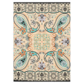 Boho Funky Trendy Retro Abstract Patroon Tafelkleed (Voorkant)