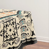 Boho Funky Trendy Retro Abstract Patroon Tafelkleed (Voorbeeld)