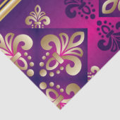 Boho Funky Trendy Retro Abstract Patroon Tissuepapier (Detail)