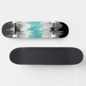 Boho Funky Wavy Abstracte Libramasculine Pride Vla Persoonlijk Skateboard (Horizontaal)