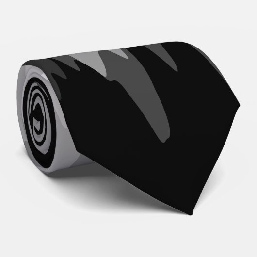 Boho Funky Wavy Abstracte Libramasculine Pride Vla Stropdas (Opgerold)