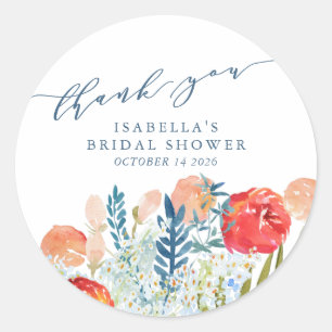  Boho Garden Custom Vrijgezellenfeest Hartelijk da Ronde Sticker