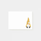 Boho Garden Elf Boy Cute Oranje Boy Gnome Post-it® Notes (Voorkant)