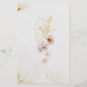 Boho garden floral die de beste wedstrijd kent (Achterkant)