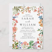 Boho Garden of Wildflower Engagement Party Kaart (Voorkant)