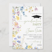 Boho Garden Photo Graduation Invite 2026 Kaart (Voorkant)