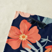 Boho Garden Whimsy – Bloemenpatroon Strandlaken (In situ)