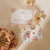 Boho Garden Wildflower | Bruiloft RSVP