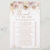 Boho garden zei dat ze vrijgezellenfeest spel zei (Voorkant)