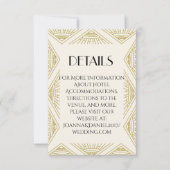 Boho Gatsby blanco kaart (Voorkant)