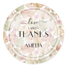 Boho gedroogde bladeren en bloemen Bruidsdouche