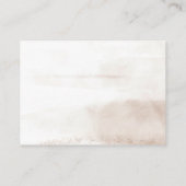 Boho Gedroogde Bloemen Baby/Kind Douche Registry Informatiekaartje (Achterkant)