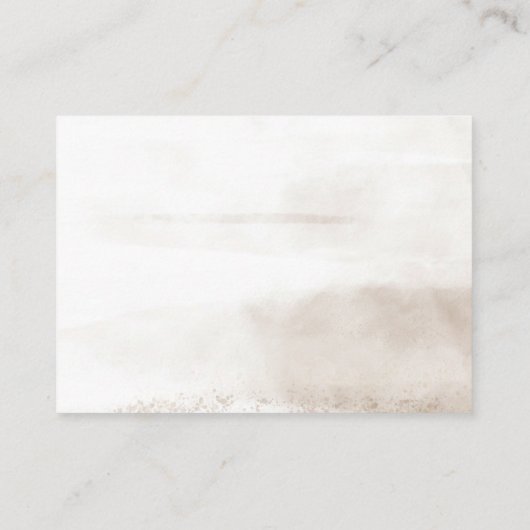 Boho Gedroogde Bloemen Baby/Kind Douche Registry Informatiekaartje (Achterkant)