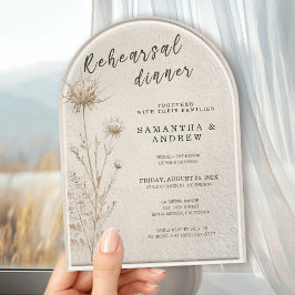 Boho gedroogde bloemen Pampas boog oefen diner Kaart