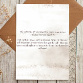 Boho Gedroogde Bloemen Pleegzorg Baby/Kinderdouche Kaart