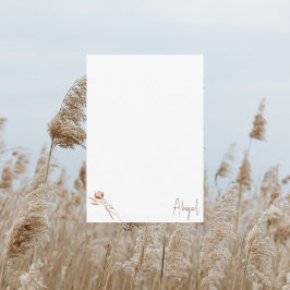 Boho gedroogde botanische douche bedankkaart II