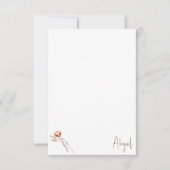 Boho gedroogde botanische douche bedankkaart II (Voorkant)