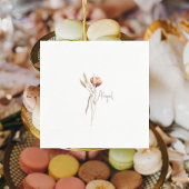 Boho Gedroogde Botanische Douche Gepersonaliseerd Servet