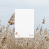 Boho gedroogde botanische douchedeken Bedankt II