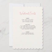 Boho Gedroogde Rustieke Bloemen Herfst Bachelorett Kaart (Achterkant)