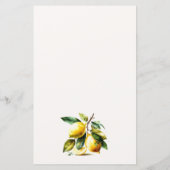 Boho geel citroen tuin advies voor paar douche (Achterkant)