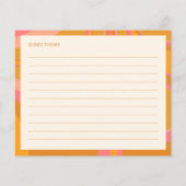 Boho geel roze marmeren Vrijgezellenfeest recept K (Achterkant)