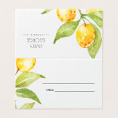 BOHO GEEL WATERVERF FOLIAGE OLIJFPLACE KAARTEN (Buitenkant ongevouwen)