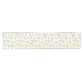 Boho geel Wildbloempatroon Korte Tafelloper (Horizontaal)