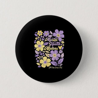 Boho Geestelijke Gezondheid Elke Dag Inspirerend Ronde Button 5,7 Cm