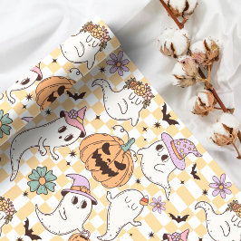 Boho Geesten & Pompoenen Halloween Cadeaupapier
