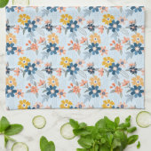 Boho Geïnspireerd Bloem Patroon Keuken Handdoek (Gevouwen)