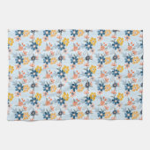 Boho Geïnspireerd Bloem Patroon Keuken Handdoek (Horizontaal)